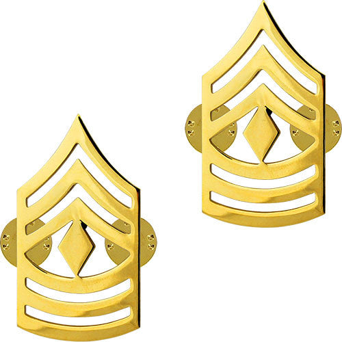 Army Gold-Brite Enlisted Rank Rank 6508 1SG-G