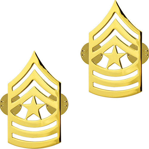 Army Gold-Brite Enlisted Rank Rank 6509 SGM-G
