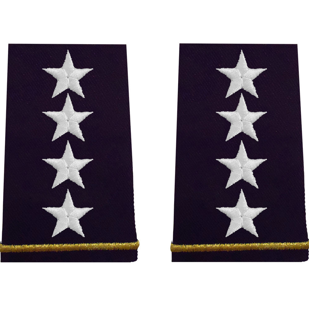 Army Epaulets - Enlisted and Officer - Small Size Rank 6588 GEN-ES