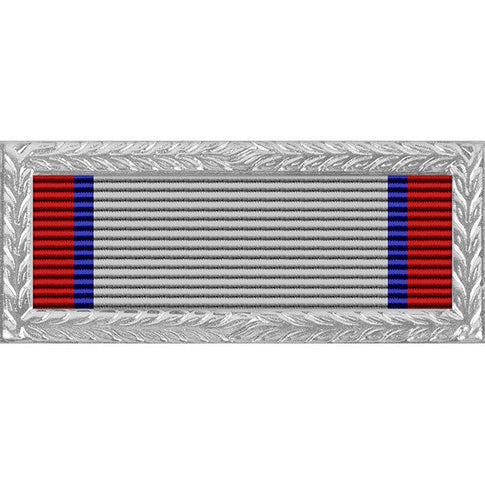 North Carolina National Guard Outstanding Unit Citation with Silver Frame - Thin Ribbon