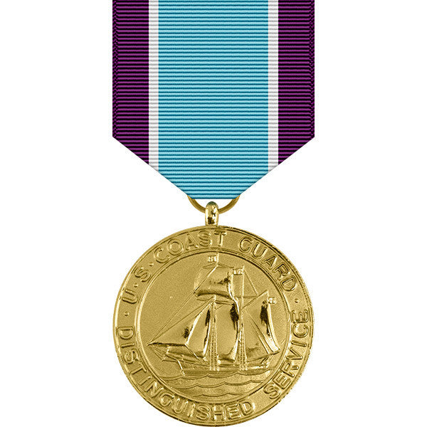 Coast Guard Distinguished Service Anodized Medal Military Medals 