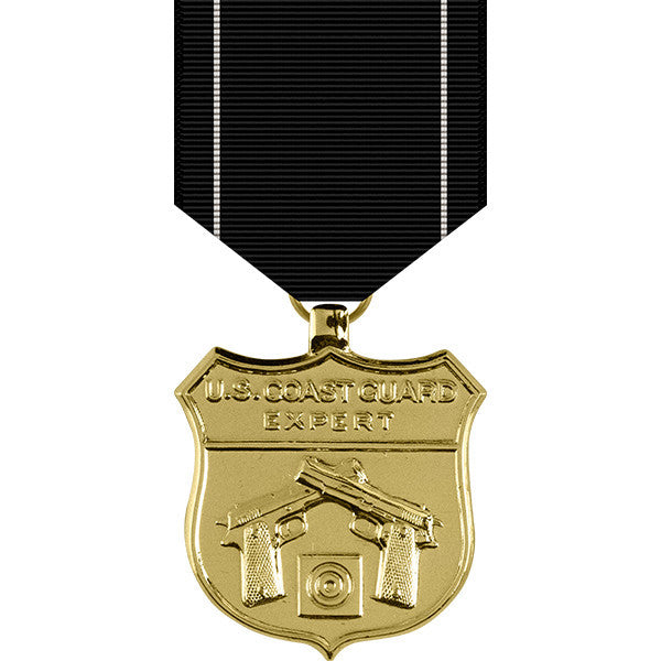 Coast Guard Expert Pistol Shot Anodized Medal Military Medals 