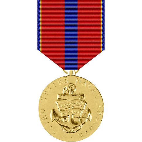 Naval Reserve Meritorious Service Anodized Medal