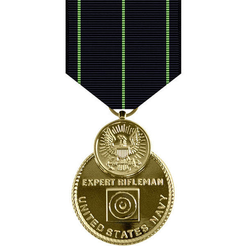 Navy Expert Rifle Anodized Medal