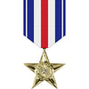 Silver Star Anodized Medal