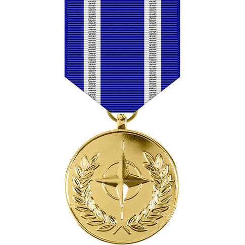 NATO ISAF (International Security Assistance Force) Anodized Medal