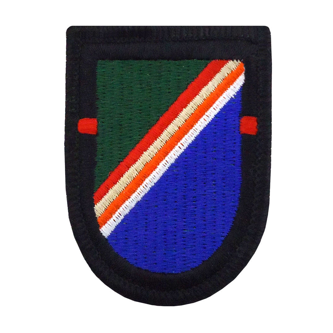 1st Battalion - 75th Ranger Regiment Beret Flash Patches and Service Stripes 