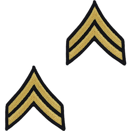 Army Dress Blue (Gold on Blue) Enlisted Rank - Male Size Rank 69753