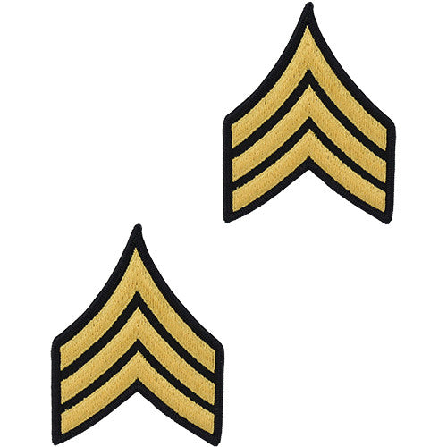 Army Dress Blue (Gold on Blue) Enlisted Rank - Male Size Rank 69754