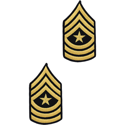 Army Dress Blue (Gold on Blue) Enlisted Rank - Male Size Rank 69759