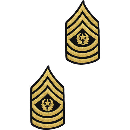 Army Dress Blue (Gold on Blue) Enlisted Rank - Male Size Rank 69760