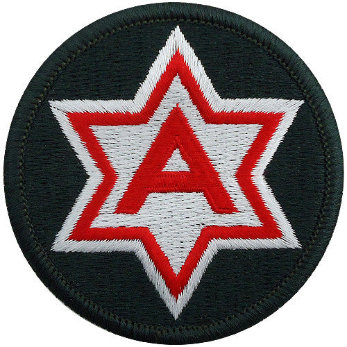 6th Army Class A Patch Patches and Service Stripes 