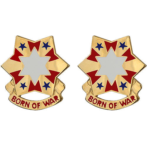 6th Army Unit Crest (Born of War) Army Unit Crests 