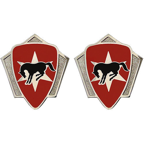 6th Cavalry Brigade Unit Crest (No Motto) Army Unit Crests 
