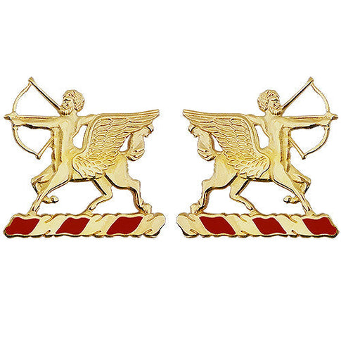 6th Field Artillery Regiment Unit Crest (No Motto) - Sold in Pairs
