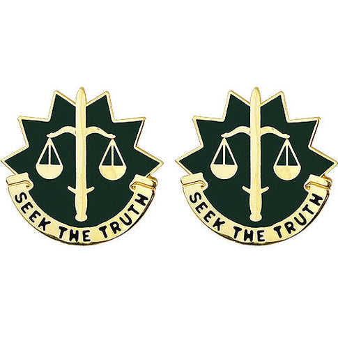 6th Military Police Group Unit Crest (Seek the Truth) - Sold in Pairs