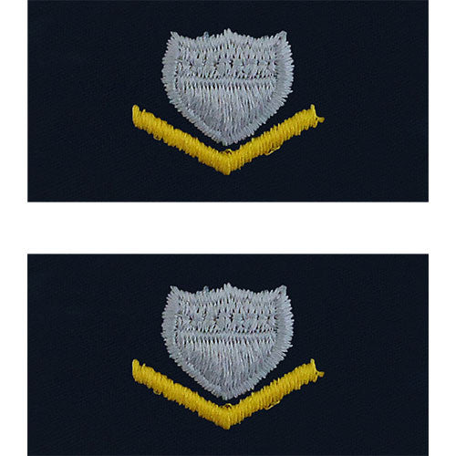 Coast Guard Embroidered Collar Insignia Rank - Enlisted and Officer Rank 70049