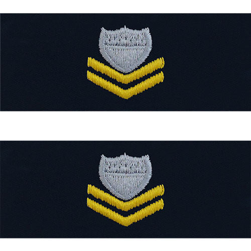Coast Guard Embroidered Collar Insignia Rank - Enlisted and Officer Rank 70050