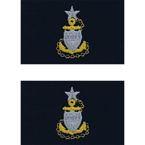Coast Guard Embroidered Collar Insignia Rank - Enlisted and Officer Rank 70053