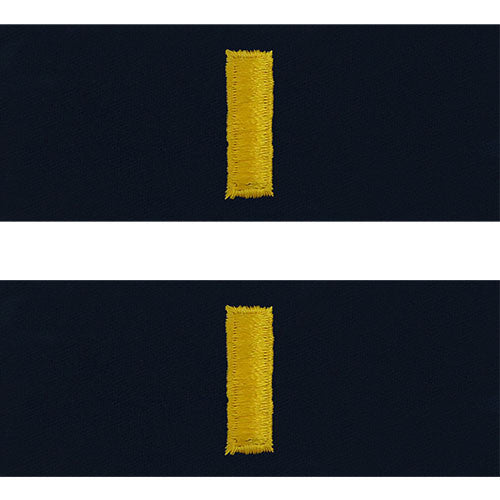 Coast Guard Embroidered Collar Insignia Rank - Enlisted and Officer Rank 70111