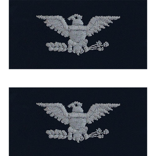 Coast Guard Embroidered Collar Insignia Rank - Enlisted and Officer Rank 70116