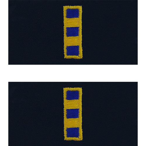 Coast Guard Embroidered Collar Insignia Rank - Enlisted and Officer Rank 70117