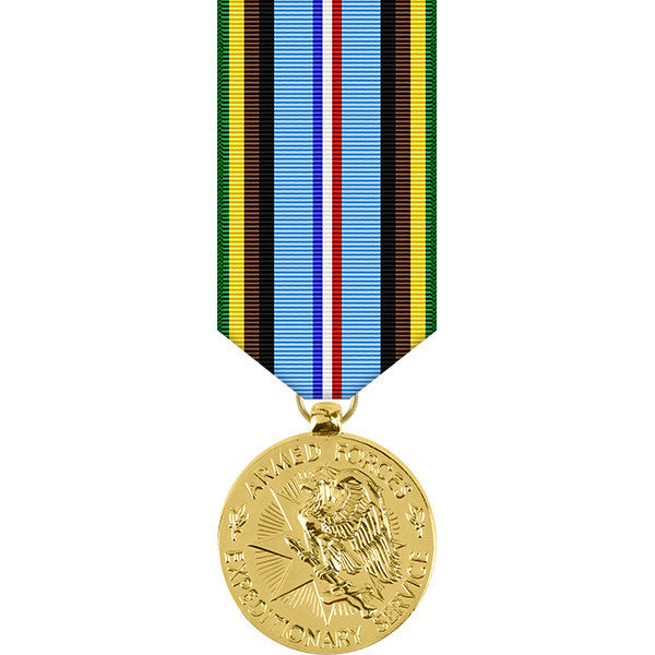 Armed Forces Expeditionary Anodized Miniature Medal Military Medals 