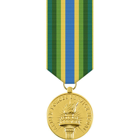 Armed Forces Service Anodized Miniature Medal