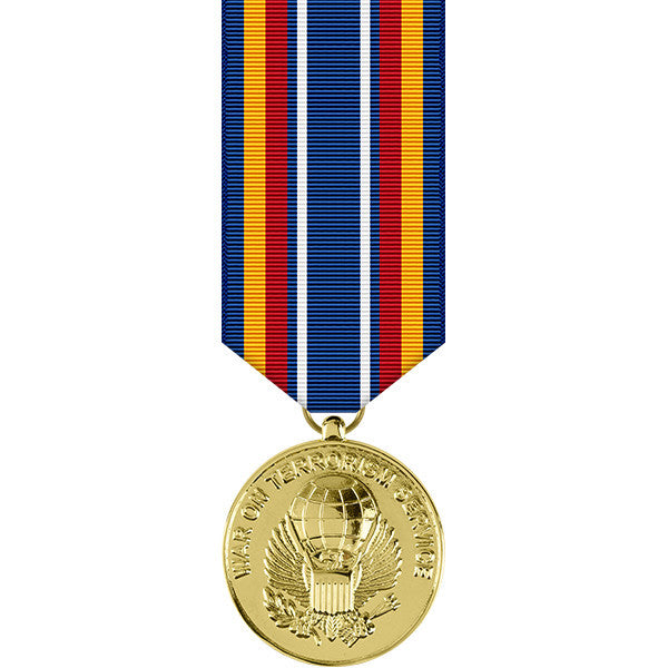 Global War on Terrorism Service Anodized Miniature Medal Military Medals 