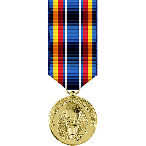 Global War on Terrorism Service Anodized Miniature Medal