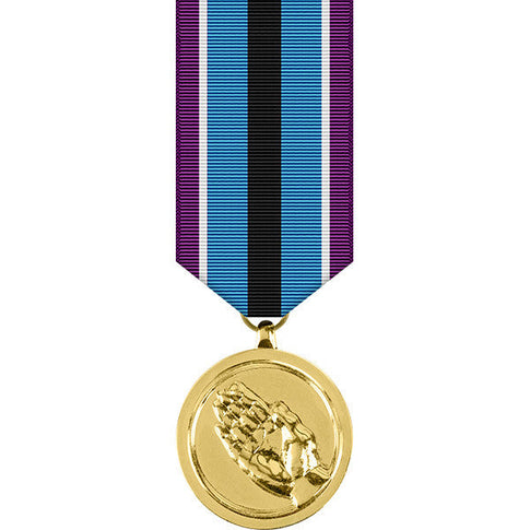 Humanitarian Service Anodized Miniature Medal
