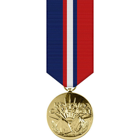 Kosovo Campaign Anodized Miniature Medal