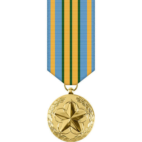 Outstanding Volunteer Service Anodized Miniature Medal