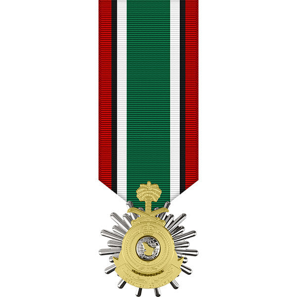Saudi Arabian Anodized Miniature Medal for the Liberation of Kuwait Military Medals 