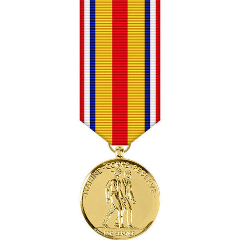 Selected Marine Corps Reserve Anodized Miniature Medal