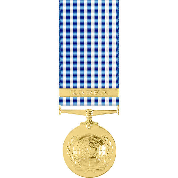 United Nations Korean Service Anodized Miniature Medal Military Medals 