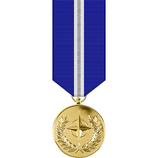 NATO Non-Article 5 Anodized Miniature Medal for the Balkans Military Medals 
