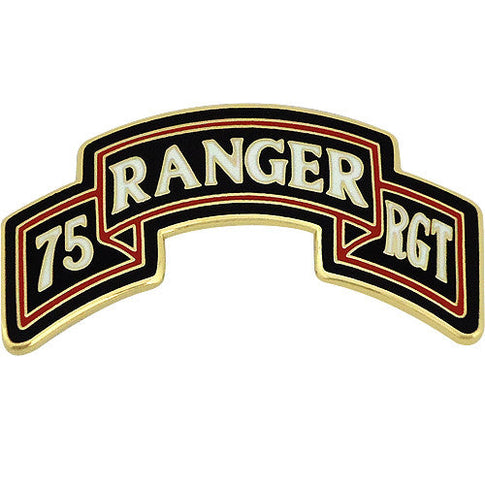 75th Ranger Regiment Scroll Combat Service Identification Badge