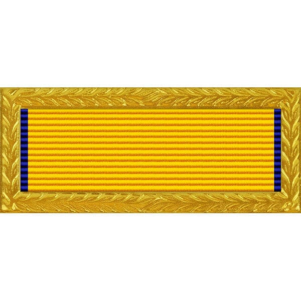 New Jersey National Guard Governor's Unit Award Thin Ribbon with Gold Frame Ribbons 