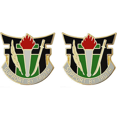 7th Psychological Operations Group Unit Crest (Support By Truth) - Sold in Pairs