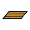 Enlisted Seaworthy Gold on Serge Hashmarks / Service Stripes - Female Size Patches and Service Stripes 80008