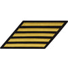 Navy Enlisted Gold Lace on Blue Hashmarks / Service Stripes - Male Size