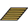 Navy Enlisted Gold Lace on Blue Hashmarks / Service Stripes - Male Size