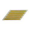 Navy Enlisted Gold Lace on White Hashmarks / Service Stripes - Female Size