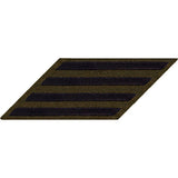 Enlisted Blue on Green Hashmarks / Service Stripes - Male Size Patches and Service Stripes 80145