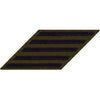 Navy Enlisted Blue on Green Hashmarks / Service Stripes - Male Size