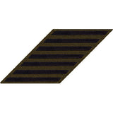 Enlisted Blue on Green Hashmarks / Service Stripes - Male Size Patches and Service Stripes 80148