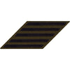 Navy CPO Blue on Green Hashmarks / Service Stripes