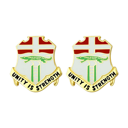 6th Infantry Unit Crest (Unit Is Strength) - Sold in Pairs