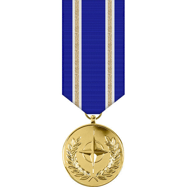 NATO Article 5 Active Endeavour Anodized Miniature Medal Military Medals 